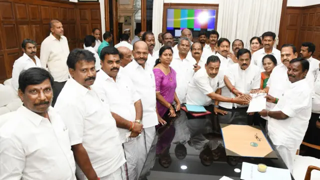 ADMK, EPS, OS Manian