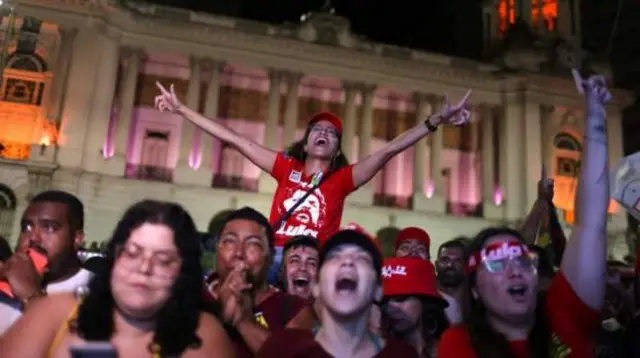 Lula's supporters were overjoyed as results started to show the leftist candidate would be Brazil's next president