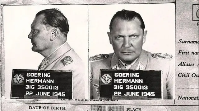 Hermann Göring was Adolf Hitler's second in command – he was put on trial at Nuremberg