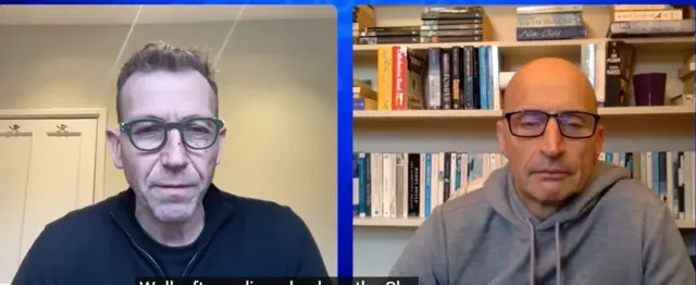 स्काई स्पोर्ट्स के पॉडकास्ट में माइक एथर्टन से बात करते नासिर हुसैन 