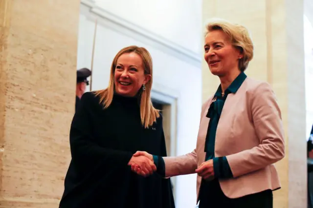 AB kaynaklarına göre İtalya Başbakanı Giorgia Meloni'nin desteği, Von der Leyen için oldukça değerli