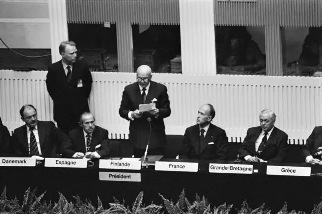 تصویری از رهبران اروپایی در روند هلسینکی