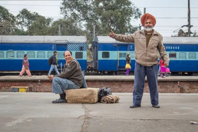 Representational picture of the Indian Railways 