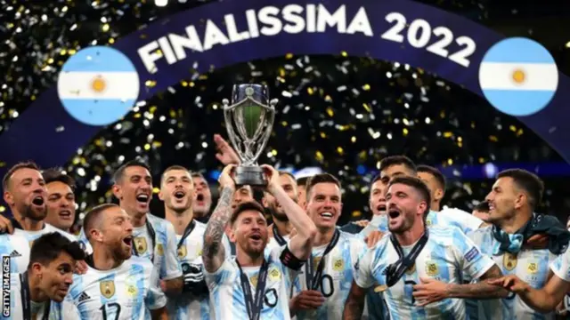 Garee Arjentiinaa Waancaa Finalissima mo'ate olqabanii gammadan