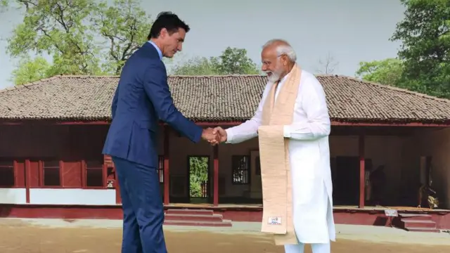 ਜਸਟਿਨ ਟਰੂਡੋ ਅਤੇ ਨਰਿੰਦਰ ਮੋਦੀ