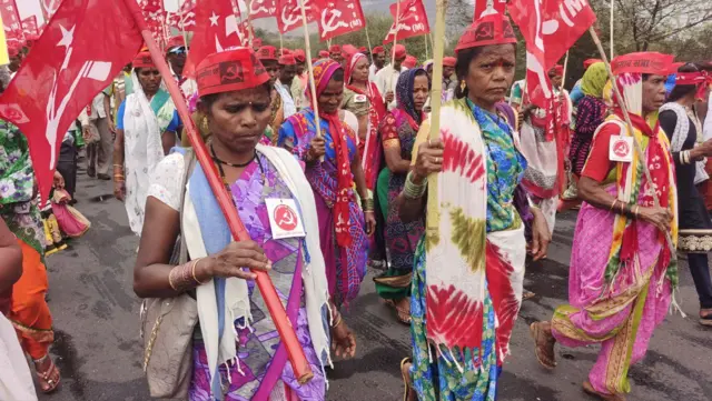 शेतकरी लाँग मार्च