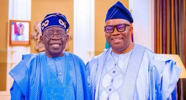President Bola Tinubu and Senate President Godswill Akpabio