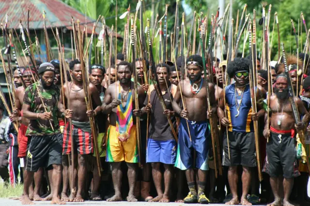Masyarakat suku Amungme adalah salah satu yang tinggal di wilayah tambang PTFI.