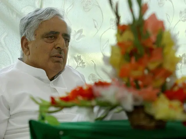 انڈیا کے سابق وزیرداخلہ مفتی محمد سید