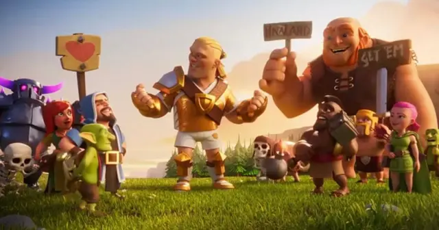 چهره شخصیت ارلینگ هالند در بازی «کلش آو کلنز»