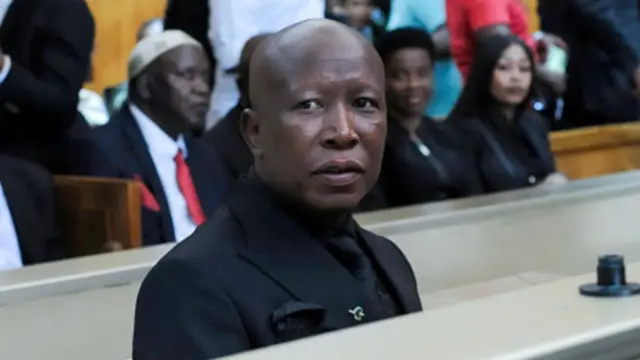 Julius Malema for court