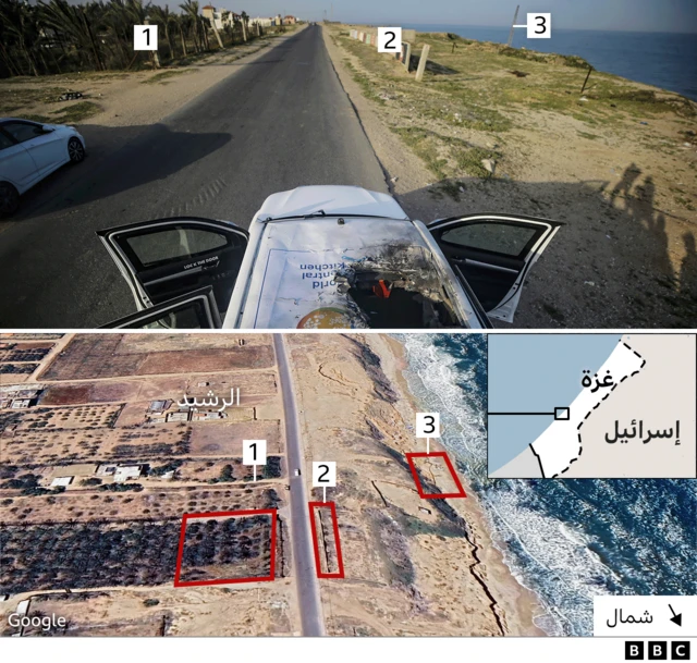 تحديد الموقع الجغرافي لمركبة المساعدات