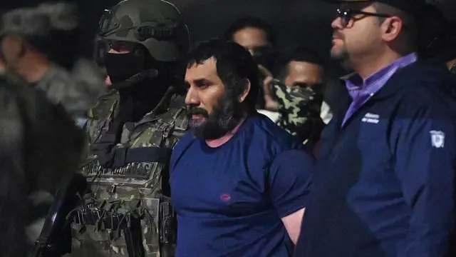 Momento del traslado de alias "Fito"