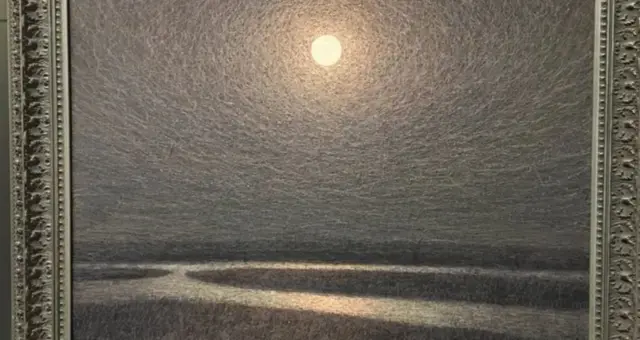 Пейзаж "Місяць у степу"