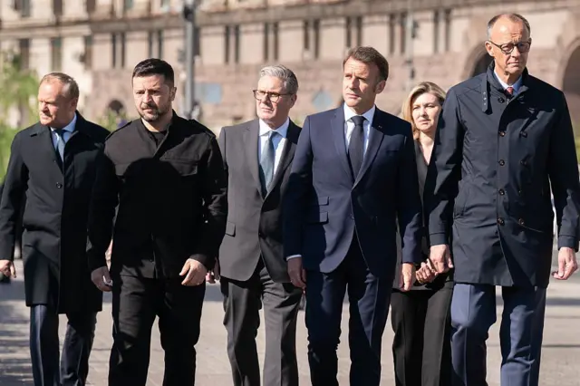 Các nhà lãnh đạo châu Âu gặp nhau tại thủ đô Kyiv của Ukraine vào hôm 10/5