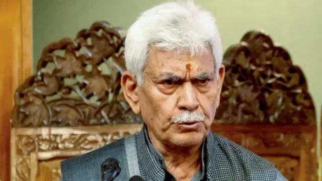जम्मू कश्मीर के एलजी, मनोज सिन्हा ने