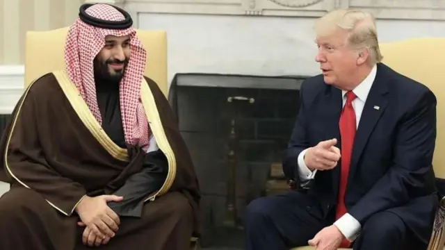 ट्रम्प आणि मोहम्मद बिन सलमान