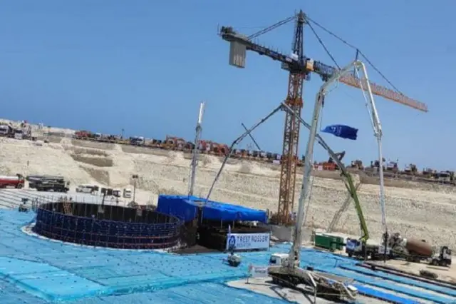 صورة من محطة الضبعة النووية المصرية