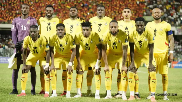 Ghana Blackstars team