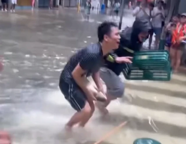 makao, supertajfun, makao lov ribe na ulicama