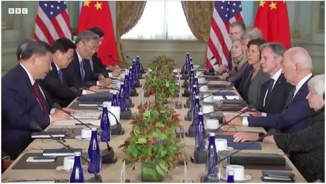 መራሕቲ ኣሜሪካን ቻይናን ኣብ ዝርርብ