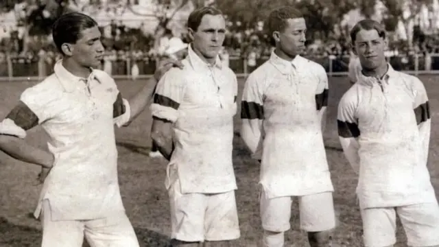Filhos de espanhóis, italianos, alemães e ingleses representaram Brasil no início do século 20
