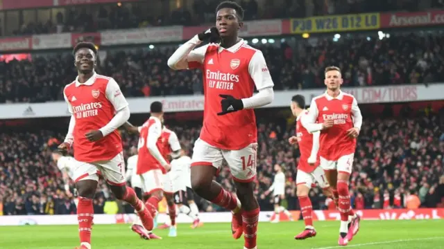 Eddie Nketia wa Arsenal ahejeje kwinjiza