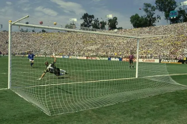 Baggio era o pênalti decisivo na final da Copa de 1994