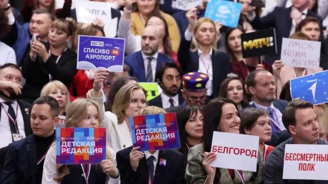 Novinari i novinarke na Putinovoj konferenciji