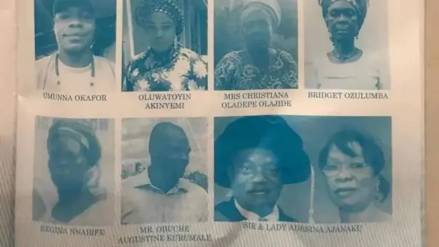 Akojọpọ awọn to ku ninu ikọlu Owo