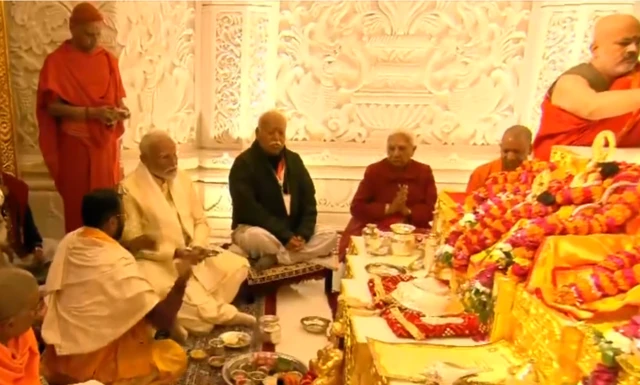 मंदिर में पूजा