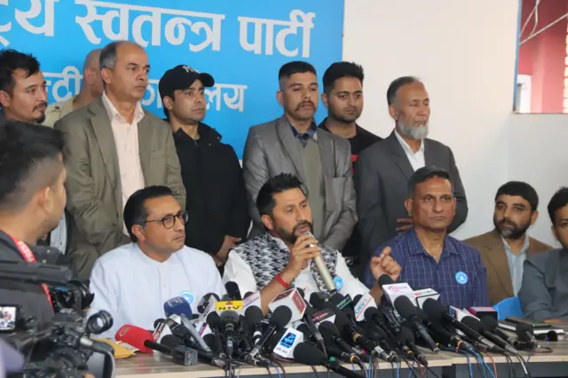  रवि लामिछाने नेतृत्वको दल 