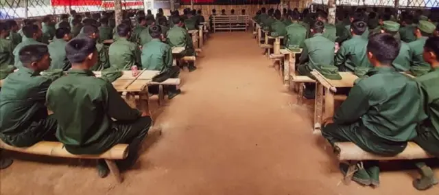 စစ်ကိုင်းတိုင်းအတွင်းရှိ PLA စခန်းတနေရာ