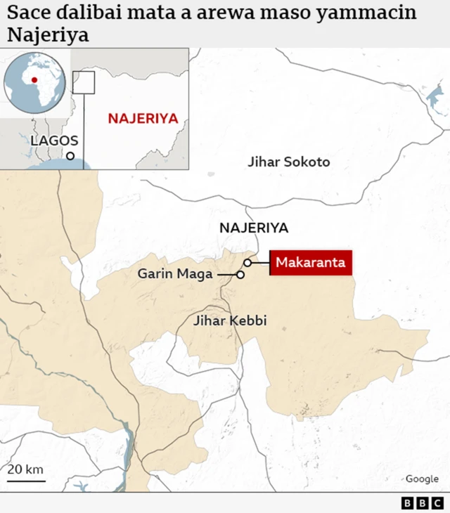 Tasawirar wurin da sakandaren Kebbi take 