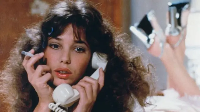 Jane Birkin incarnant un personnage de film