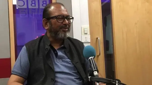 பிபிசி ஸ்டூடியோவில் நீலாஞ்சன் முகோபாத்யாய்