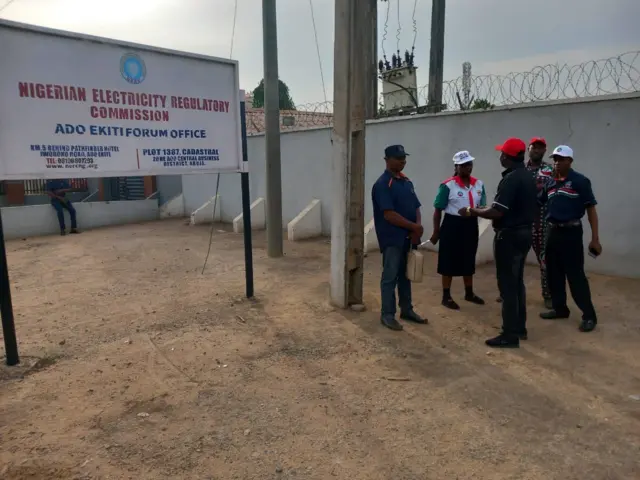 NLC members for Ado-Ekiti carry waka go NERC office