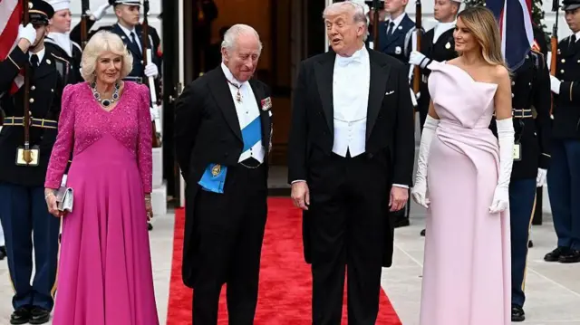 kraljica, kralj, Tramp i Melanija