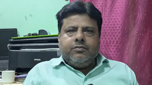 प्रियांशु के पिता राजेंद्र कुमार श्रीवास्तव