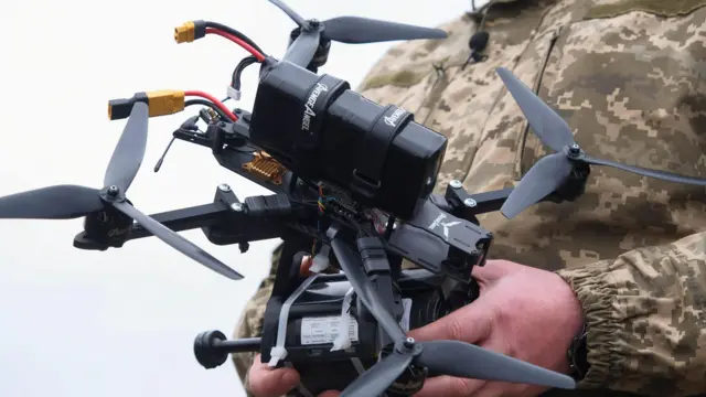 యుక్రెయిన్ రష్యా యుద్ధం, డ్రోన్ల దాడులు, వైమానిక దాడులు, ఆప్టిక్ ఫైబర్ డ్రోన్లు