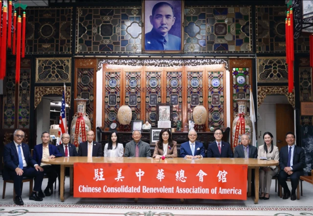 郑丽文在旧金山与侨胞见面