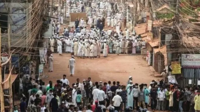 ২০২১ সালে নরেন্দ্র মোদী বিরোধী বিক্ষোভ হয়েছে হেফাজতের ডাকে