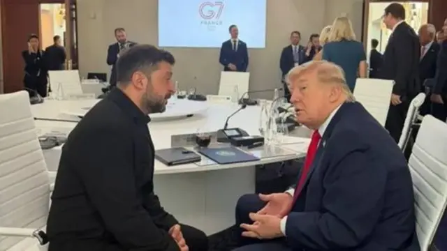 Президент Зеленский ва Президент Трамп
