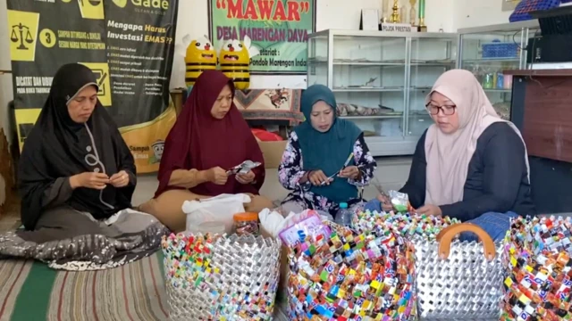 bank sampah, daur ulang, plastik