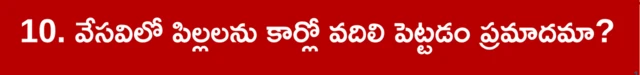 ఆంధ్రప్రదేశ్, వేసవికాలం, వడదెబ్బ