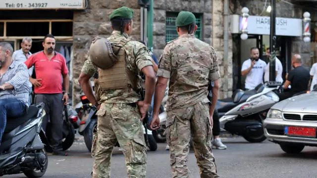 د لبنان پوځ بیروت کې یوه روغتون ته څېرمه 