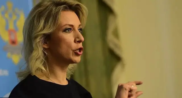 रूसी विदेश मंत्रालय की प्रवक्ता मारिया ज़ाखारोवा