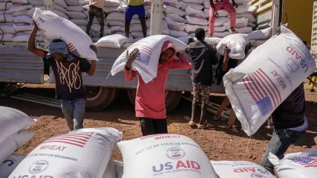 USAID, US's aid agency, is heavily involved in global humanitarian support, including food, health, and other emergency aid 