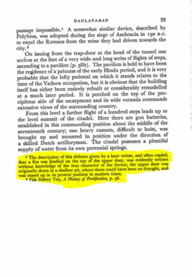 ‘स्ट्राँगहोल्ड्स ऑफ इंडिया’ पुस्तकातील संदर्भ