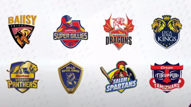 TNPL मधील 8 संघ